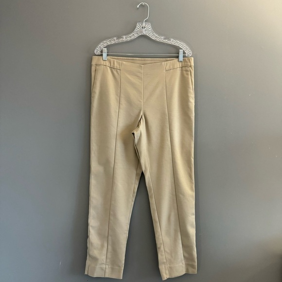EUC J. Jill Beige Essential Slim Ankle Pant Size 14 - Picture 2 of 6